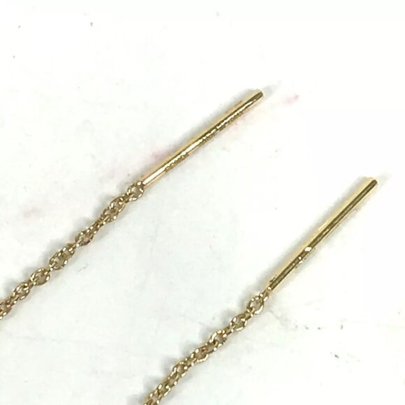 FENDI Accessories F is Chain Long Pierce Metal Gold/Red - Picture 5 of 9